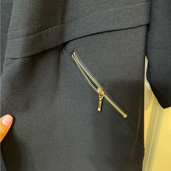 Navy SOHO Cardigan W/Zipper Pockets - Picture 4 of 6